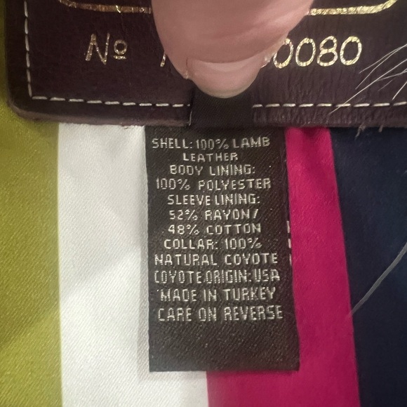 Women’s COACH LEATHER JACKET BROWN. Size 8 runs small. Beautiful. Worn once - Picture 9 of 9